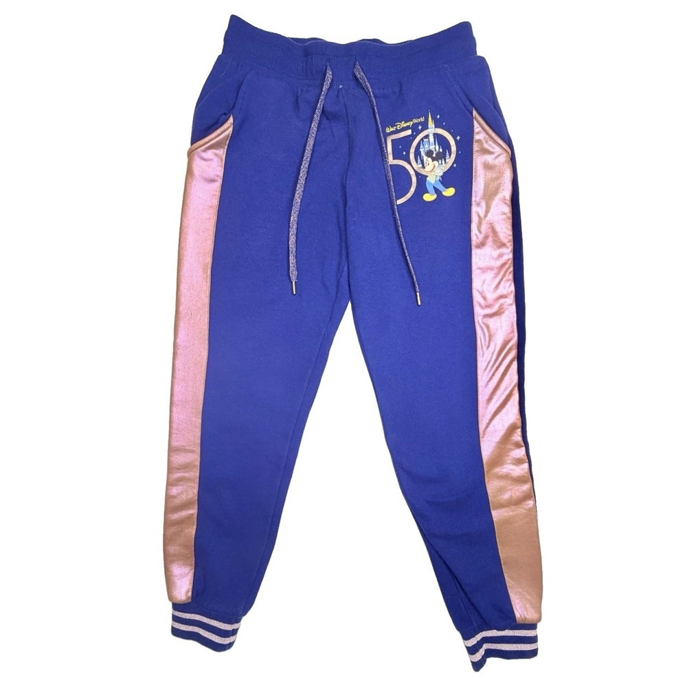 Disney Parks Walt Disney World 50th Anniversary Jogger Sweatpants Women's XS